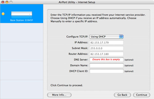 IP Setup